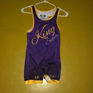 Boys King select wrestling singlet